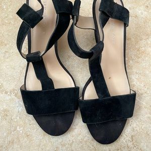 Kenneth Cole suede wedge sandals